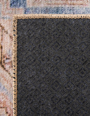 Washable Blue 3' 6 x 5' 6 Timeless Rectangle Area Rug Easy to Clean Stain Resistant & Durable Traditional Classic Vintage Design Carpet for Sale at Rug Engine