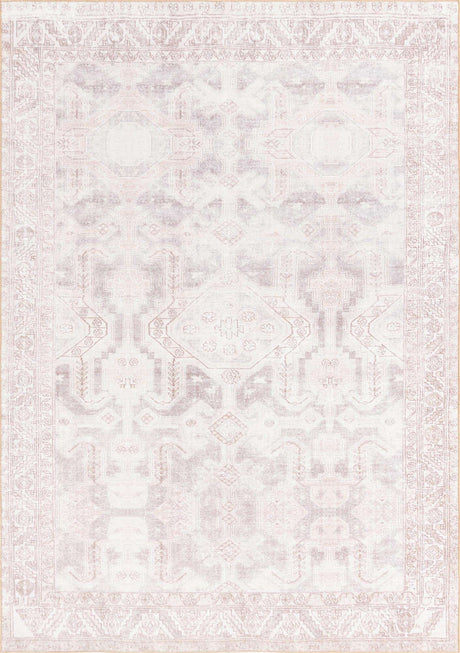 Gray 8' x 10' 6 Timeless Washable Rectangle Rug