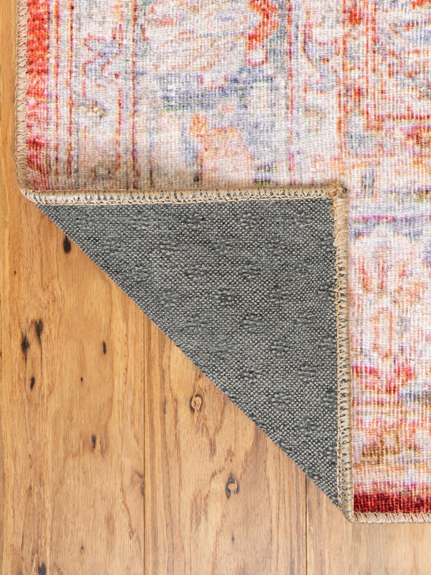 Washable Rust Red 3' 6 x 5' 6 Timeless Rectangle Area Rug Easy to Clean Stain Resistant & Durable Traditional Classic Vintage Design Carpet for Sale at Rug Engine