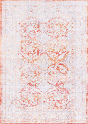Rust Red 8' x 10' 6 Timeless Washable Rectangle Rug