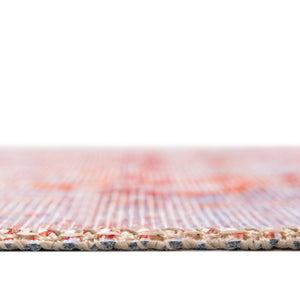 Washable Rust Red 2' x 6' Timeless Runner Area Rug Easy to Clean Stain Resistant & Durable Traditional Classic Vintage Design Carpet for Sale at Rug Engine