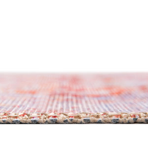 Rust Red 2' 6 x 12' Timeless Washable Runner Rug