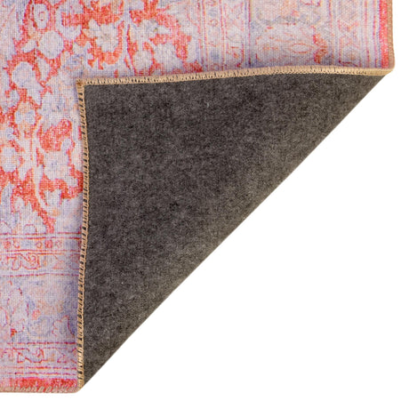 Washable Rust Red 7' 6 x 7' 6 Timeless Octagon Area Rug Easy to Clean Stain Resistant & Durable Traditional Classic Vintage Design Carpet for Sale at Rug Engine