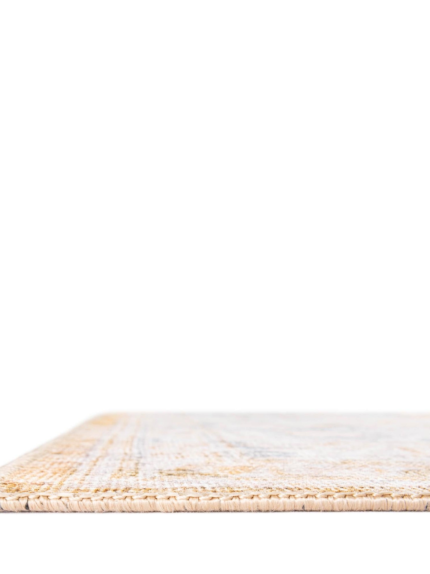 Washable Yellow 8' 4 x 12' Timeless Rectangle Area Rug Easy to Clean Stain Resistant & Durable Traditional Classic Vintage Design Carpet for Sale at Rug Engine