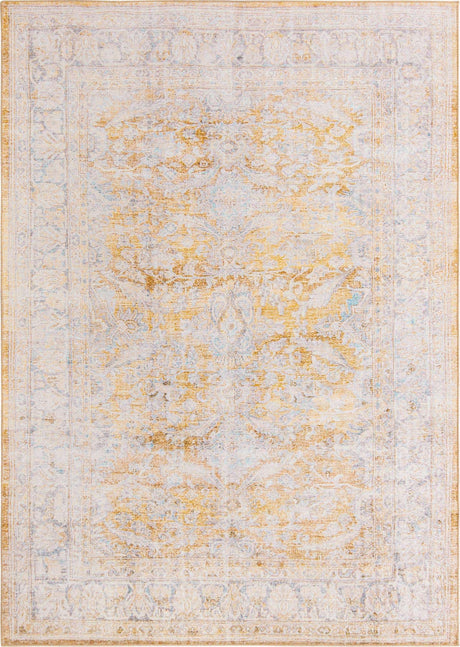 Yellow 8' x 10' 6 Timeless Washable Rectangle Rug