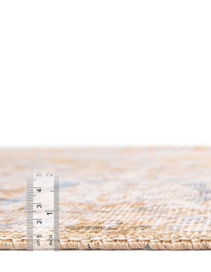 Yellow 2' x 6' Timeless Washable Runner Rug