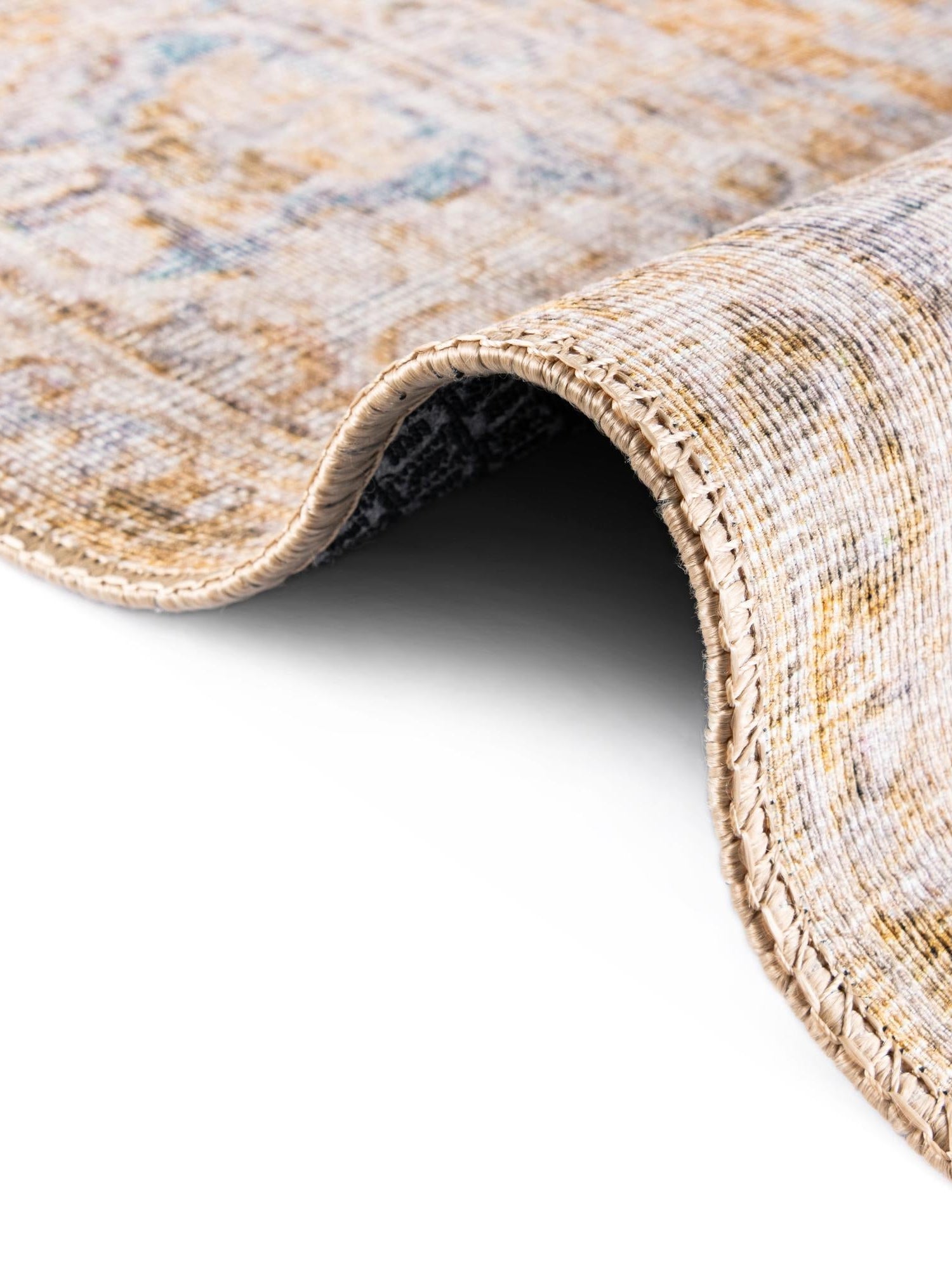 Washable Yellow 7' 6 x 10' 6 Timeless Oval Area Rug Easy to Clean Stain Resistant & Durable Traditional Classic Vintage Design Carpet for Sale at Rug Engine