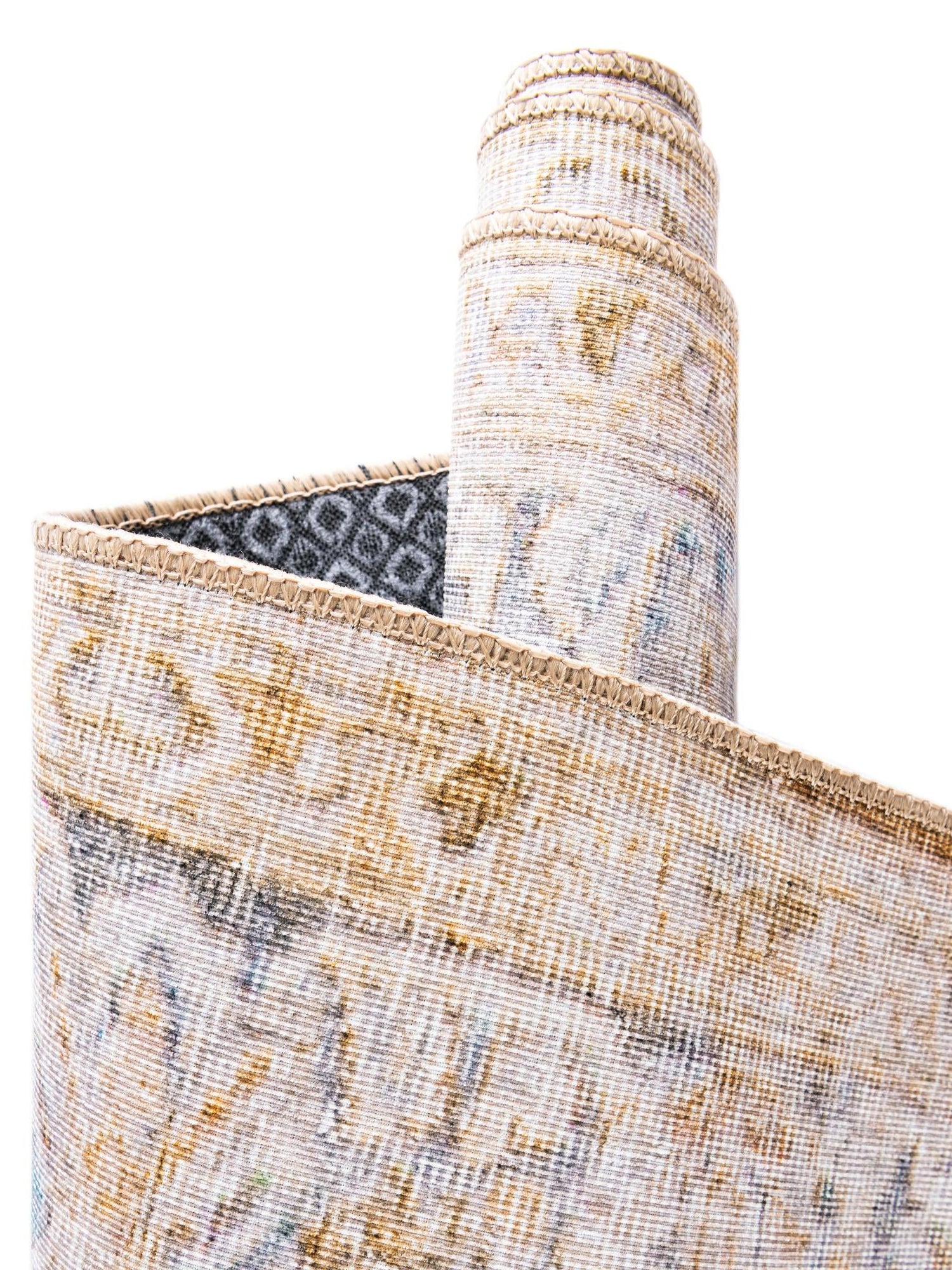 Washable Yellow 7' 6 x 10' 6 Timeless Oval Area Rug Easy to Clean Stain Resistant & Durable Traditional Classic Vintage Design Carpet for Sale at Rug Engine