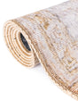 Yellow 8' x 10' 6 Timeless Washable Oval Rug