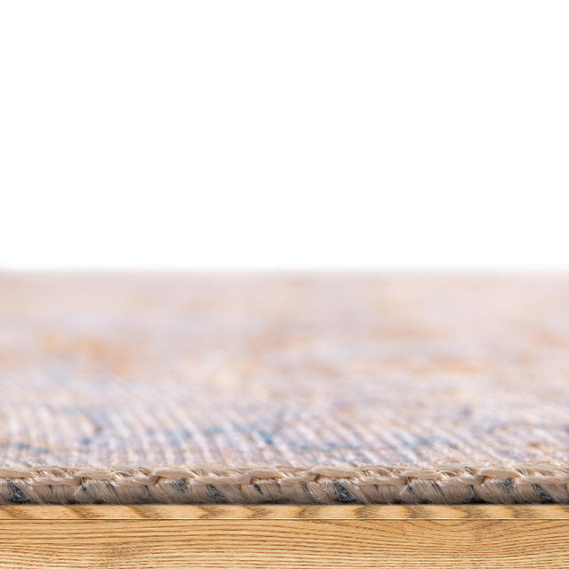 Yellow 8' x 8' Timeless Washable Square Rug