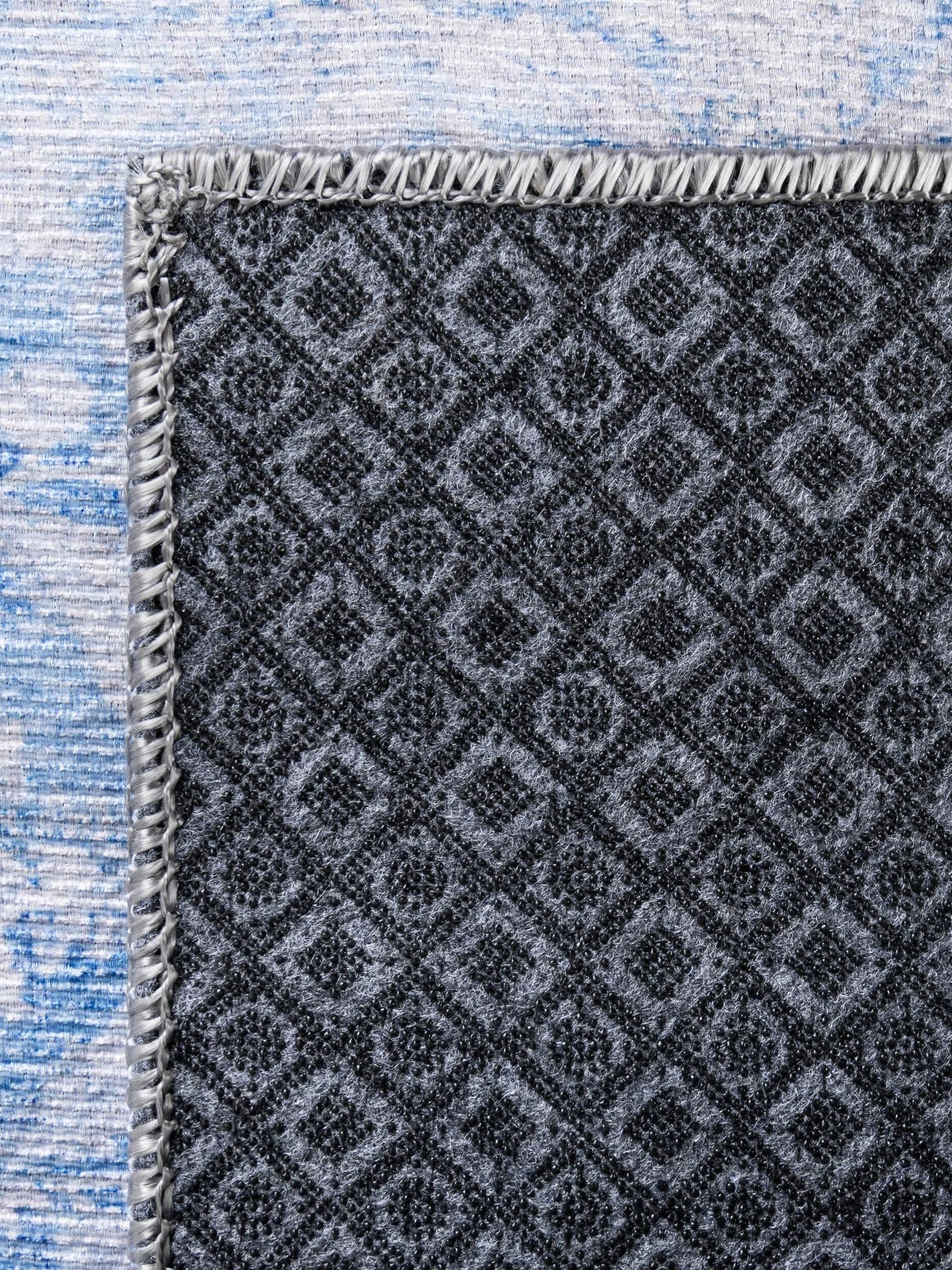 Washable Blue 2' x 3' Timeless Rectangle Area Rug Easy to Clean Stain Resistant & Durable Traditional Classic Vintage Design Carpet for Sale at Rug Engine