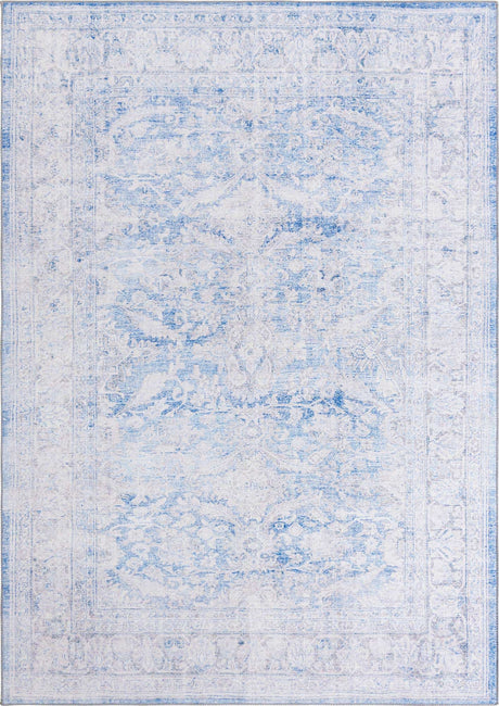 Blue 8' x 10' 6 Timeless Washable Rectangle Rug