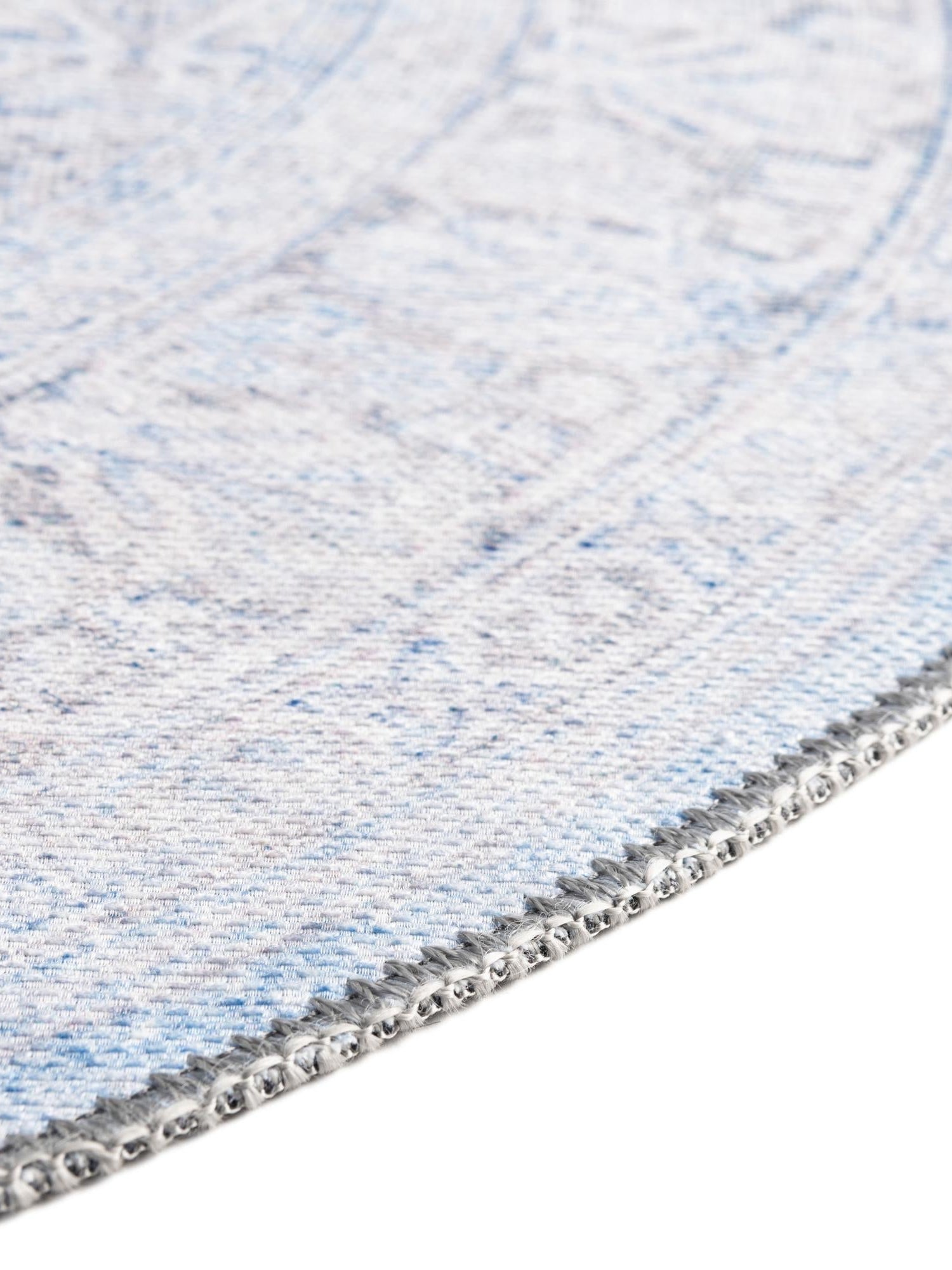 Washable Blue 2' x 3' 1 Timeless Oval Area Rug Easy to Clean Stain Resistant & Durable Traditional Classic Vintage Design Carpet for Sale at Rug Engine
