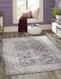 Charcoal 8' 4 x 12' Timeless Washable Rectangle Rug