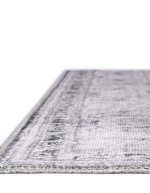 Washable Charcoal 7' 6 x 10' 6 Timeless Rectangle Area Rug Easy to Clean Stain Resistant & Durable Traditional Classic Vintage Design Carpet for Sale at Rug Engine