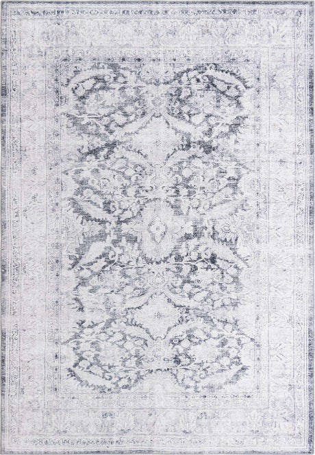 Charcoal 8' 4 x 12' Timeless Washable Rectangle Rug