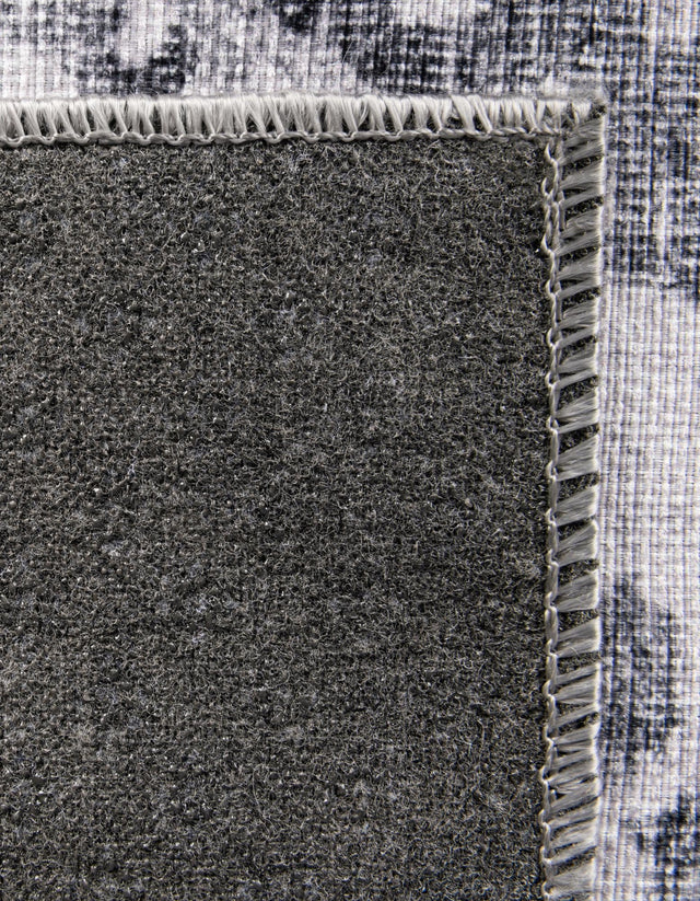 Charcoal 2' 6 x 12' Timeless Washable Runner Rug