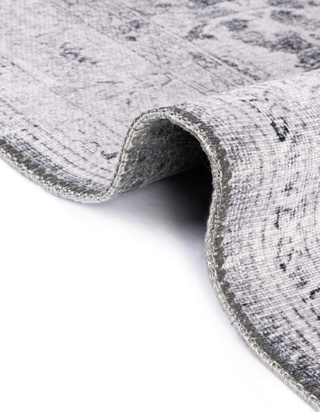 Washable Charcoal 2' 6 x 12' Timeless Runner Area Rug Easy to Clean Stain Resistant & Durable Traditional Classic Vintage Design Carpet for Sale at Rug Engine
