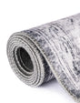 Charcoal 2' 6 x 12' Timeless Washable Runner Rug