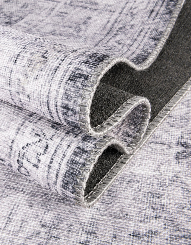 Charcoal 2' 6 x 12' Timeless Washable Runner Rug