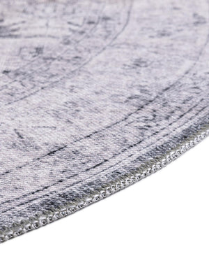 Washable Charcoal 2' x 3' 1 Timeless Oval Area Rug Easy to Clean Stain Resistant & Durable Traditional Classic Vintage Design Carpet for Sale at Rug Engine