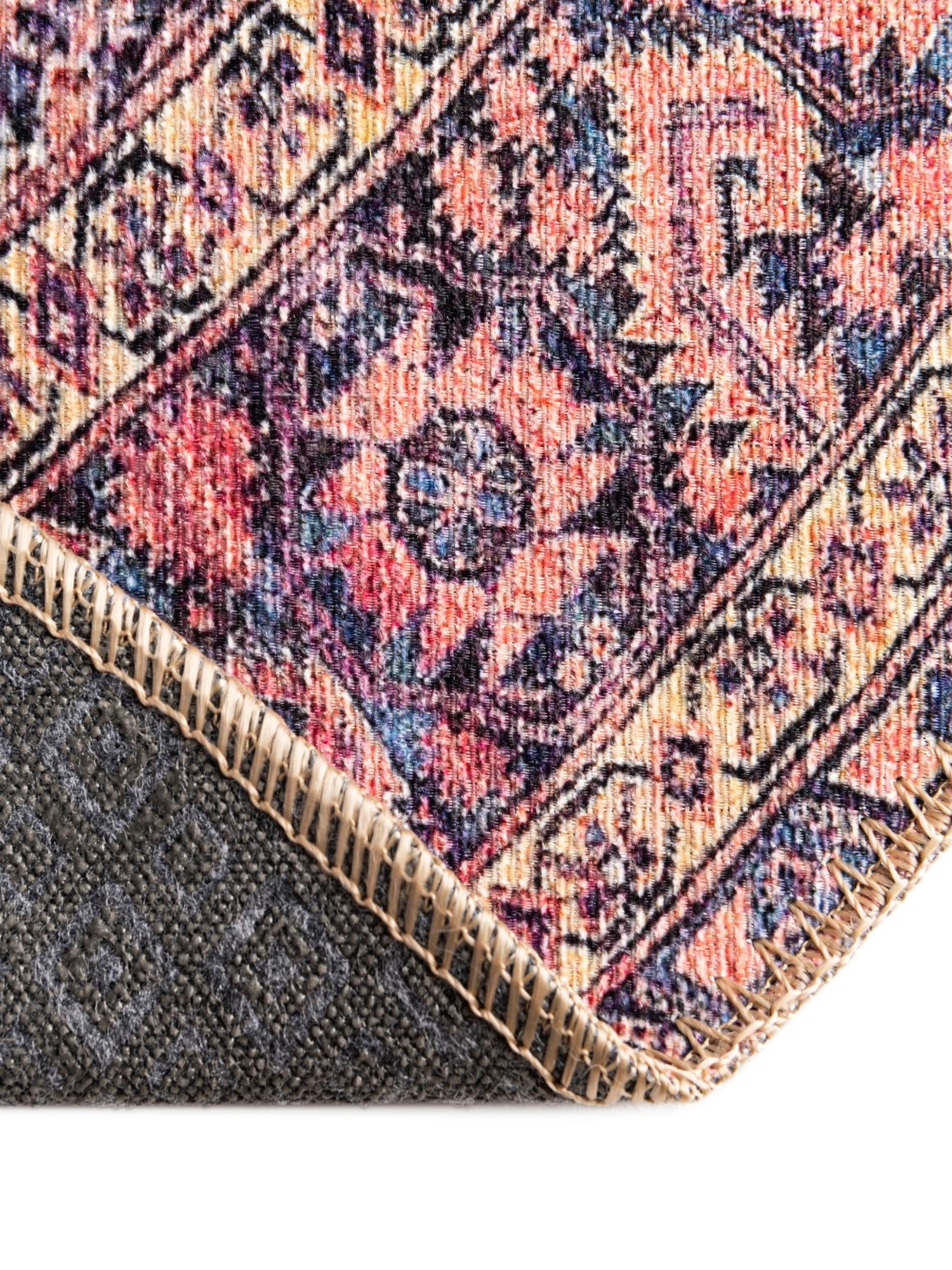 Washable Navy Blue 5' x 8' Timeless Oval Area Rug Easy to Clean Stain Resistant & Durable Traditional Classic Vintage Design Carpet for Sale at Rug Engine