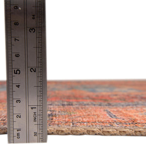 Rust Red 8' x 10' 6 Timeless Washable Rectangle Rug