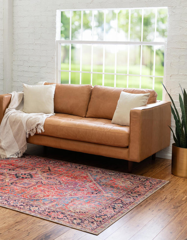 Red 9' 5 x 13' 1 Timeless Washable Rectangle Rug