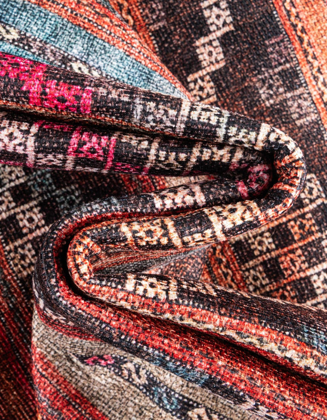 Multicolor 4' x 6' Timeless Washable Rectangle Rug