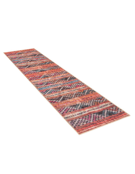 Washable Multicolor 2' x 6' Timeless Runner Area Rug Easy to Clean Stain Resistant & Durable Traditional Classic Vintage Design Carpet for Sale at Rug Engine