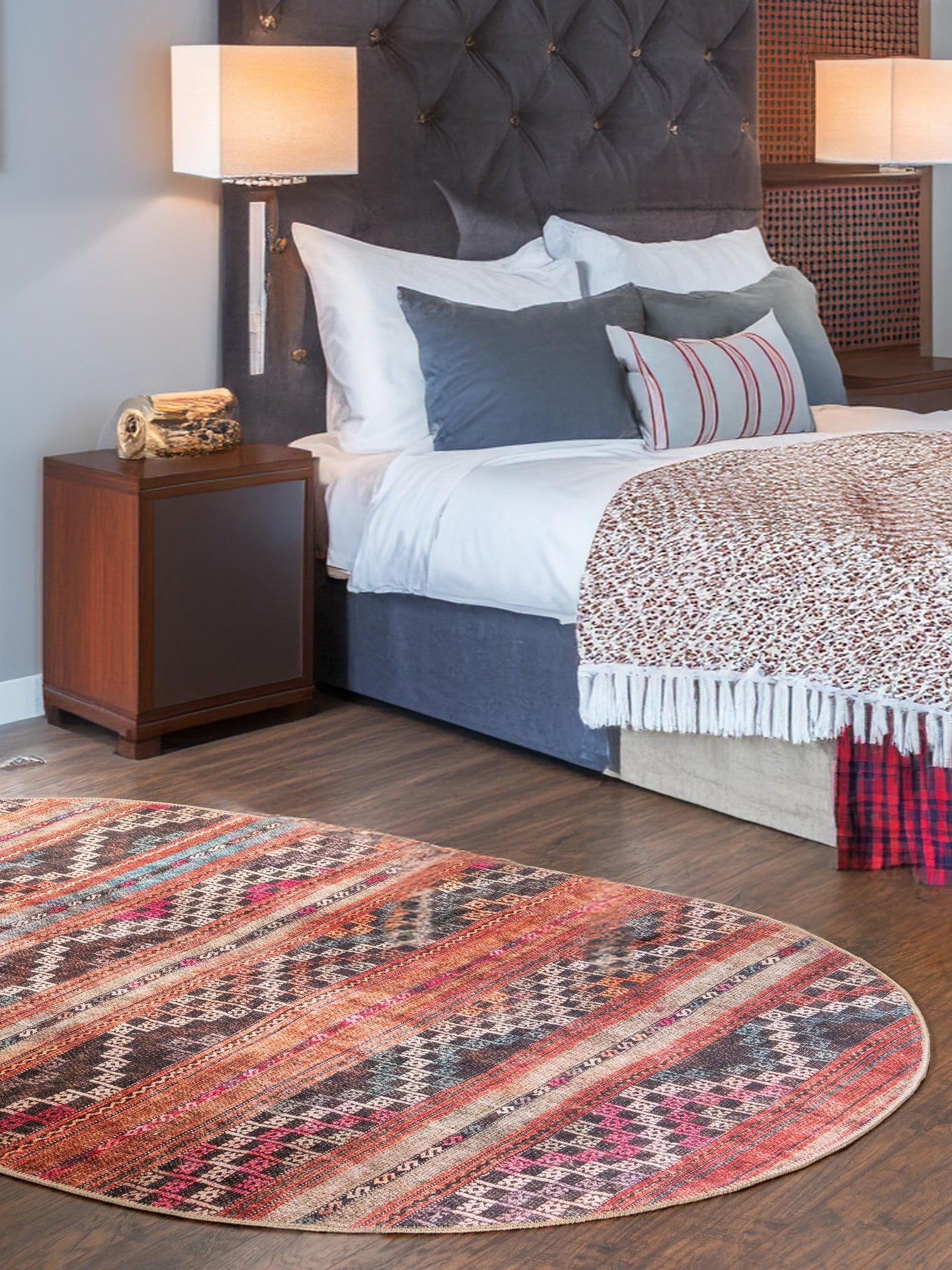 Washable Multicolor 2' x 3' 1 Timeless Oval Area Rug Easy to Clean Stain Resistant & Durable Traditional Classic Vintage Design Carpet for Sale at Rug Engine