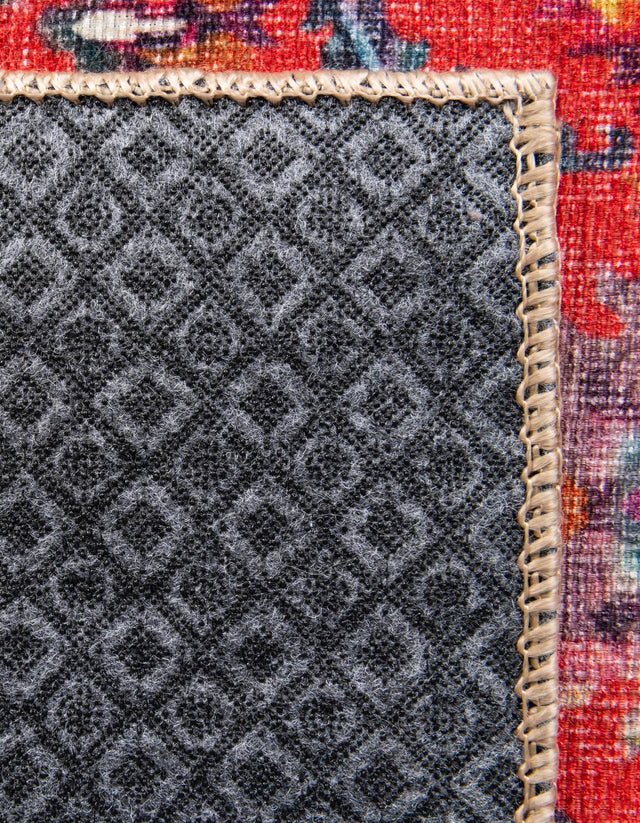 Red 8' x 10' 6 Timeless Washable Rectangle Rug