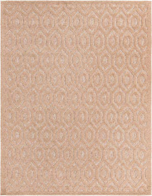 Beige 7' 10 x 10' Outdoor Trellis Textured Rectangle Area Rug Weather Resistant for Patio, Deck, Terrace, Balcony, Porch Geometric Design Water Safe Outside Carpet for Sale at Rug Engine