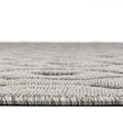 Grey 2' x 6' Outdoor Trellis Textured Runner Area Rug Weather Resistant for Patio, Deck, Terrace, Balcony, Porch Geometric Design Water Safe Outside Carpet for Sale at Rug Engine