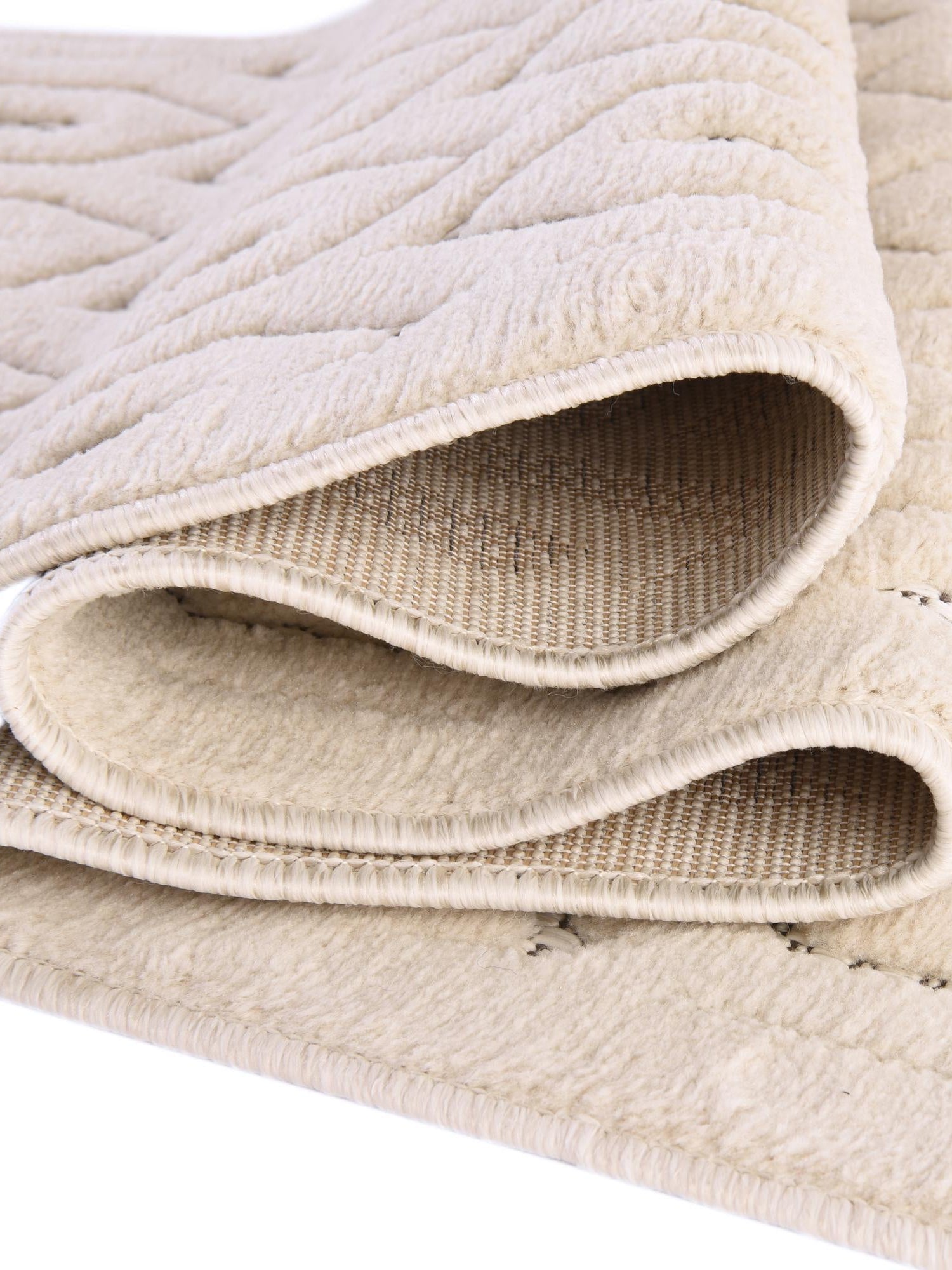 Ivory 6' x 9' Outdoor Trellis Textured Rectangle Area Rug Weather Resistant for Patio, Deck, Terrace, Balcony, Porch Geometric Design Water Safe Outside Carpet for Sale at Rug Engine