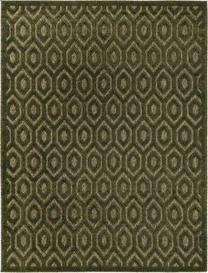 Green 7' 10 x 10' Outdoor Trellis Textured Rectangle Area Rug Weather Resistant for Patio, Deck, Terrace, Balcony, Porch Geometric Design Water Safe Outside Carpet for Sale at Rug Engine