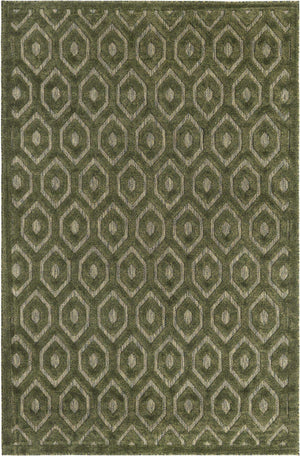 Green 6' x 9' Outdoor Trellis Textured Rectangle Area Rug Weather Resistant for Patio, Deck, Terrace, Balcony, Porch Geometric Design Water Safe Outside Carpet for Sale at Rug Engine
