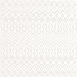 Ivory 7' 10 x 7' 10 Outdoor Trellis Textured Square Area Rug Weather Resistant for Patio, Deck, Terrace, Balcony, Porch Geometric Design Water Safe Outside Carpet for Sale at Rug Engine