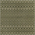 Green 7' 10 x 7' 10 Outdoor Trellis Textured Square Area Rug Weather Resistant for Patio, Deck, Terrace, Balcony, Porch Geometric Design Water Safe Outside Carpet for Sale at Rug Engine