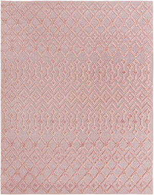 Pink 7' 10 x 10' Outdoor Trellis Textured Rectangle Area Rug Weather Resistant for Patio, Deck, Terrace, Balcony, Porch Geometric Design Water Safe Outside Carpet for Sale at Rug Engine