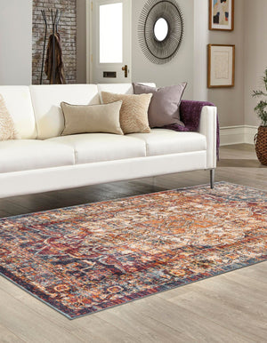 Multicolor 10' x 14' 1 Isabella Rectangle Area Rug Polypropylene & Polyester Traditional Elegant Carpet for Living Rooms, Dining, Office, Dorms for Sale at Rug Engine