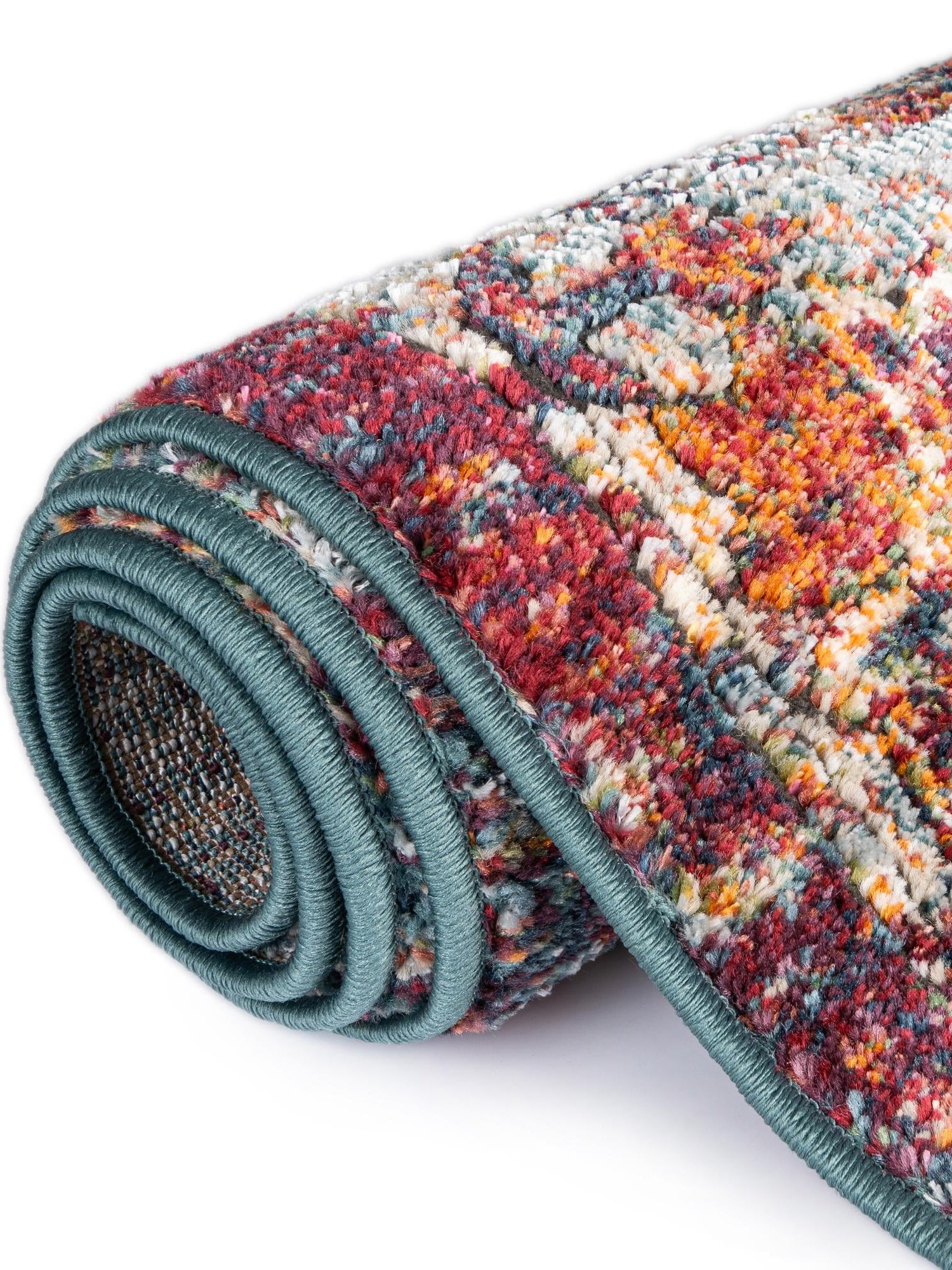 Multicolor 6' 1 x 9' Isabella Oval Area Rug Polypropylene & Polyester Traditional Elegant Carpet for Living Rooms, Dining, Office, Dorms for Sale at Rug Engine
