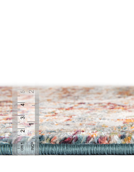 Multicolor 7' 10 x 7' 10 Isabella Octagon Area Rug Polypropylene & Polyester Traditional Elegant Carpet for Living Rooms, Dining, Office, Dorms for Sale at Rug Engine