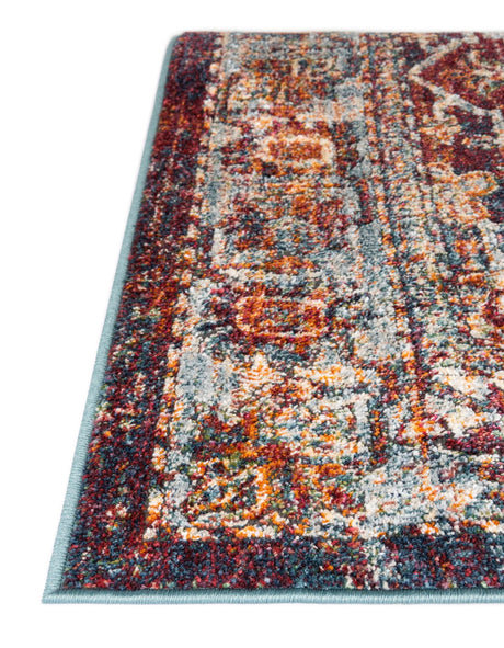 Multicolor 7' 10 x 7' 10 Isabella Octagon Area Rug Polypropylene & Polyester Traditional Elegant Carpet for Living Rooms, Dining, Office, Dorms for Sale at Rug Engine