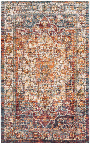 Multicolor 1' 4 x 1' 4 Isabella Sample Area Rug Polypropylene & Polyester Traditional Elegant Carpet for Living Rooms, Dining, Office, Dorms for Sale at Rug Engine