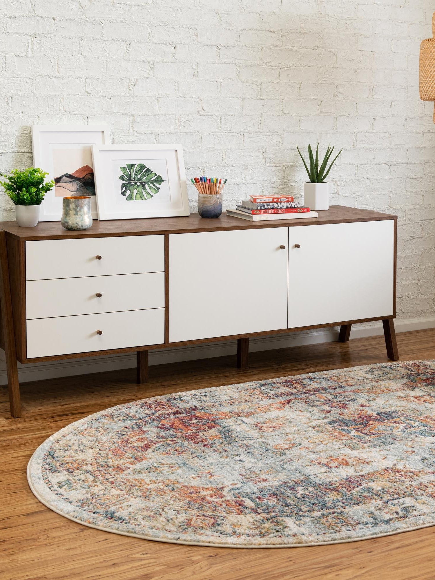 Ivory 6' 1 x 9' Isabella Oval Area Rug Polypropylene & Polyester Traditional Elegant Carpet for Living Rooms, Dining, Office, Dorms for Sale at Rug Engine