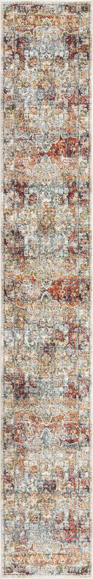 Ivory 2' 7 x 16' 5 Isabella Runner Area Rug Polypropylene & Polyester Traditional Elegant Carpet for Living Rooms, Dining, Office, Dorms for Sale at Rug Engine