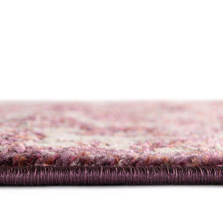 Purple 2' 7 x 16' 5 Isabella Runner Area Rug Polypropylene & Polyester Traditional Elegant Carpet for Living Rooms, Dining, Office, Dorms for Sale at Rug Engine
