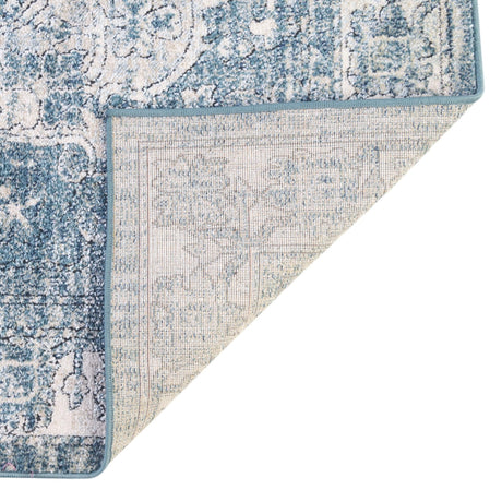 Blue 10' x 14' Isabella Rectangle Area Rug Polypropylene & Polyester Traditional Elegant Carpet for Living Rooms, Dining, Office, Dorms for Sale at Rug Engine