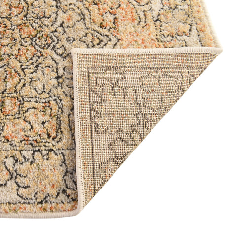 Beige 2' x 8' Isabella Runner Area Rug Polypropylene & Polyester Traditional Elegant Carpet for Living Rooms, Dining, Office, Dorms for Sale at Rug Engine
